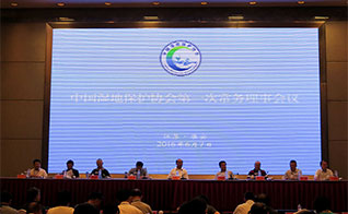 中国湿地保护协会第一次常务理事会议现场图片